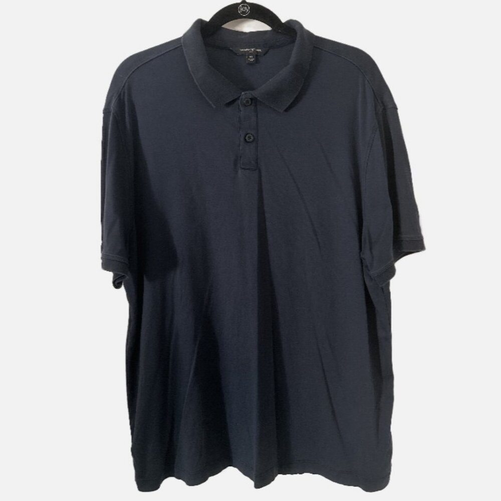 Banana Republic Navy Blue Button-Down Polo Shirt – Men’s XL